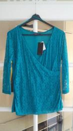 Mooie turquoise top, nieuw, 10 euro, maat 38-40, Blauw, Nieuw, Lange mouw, LIV
