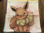 Kussenhoes Pokemon Eevee, Huis en Inrichting, Ophalen of Verzenden, Nieuw, Overige kleuren, Vierkant