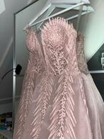 Prachtige Galajurk / Verlovingsjurk, Ophalen of Verzenden, Zo goed als nieuw, Roze, Trouwjurk