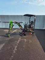 WCM minigraver/minigraafmachine 85cm breed/verstelbare rupse