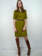 *Abfab Vintage Groene Wollen Jurk 36*, Kleding | Dames, Jurken, Ophalen of Verzenden, Zo goed als nieuw, Knielengte, Maat 36 (S)