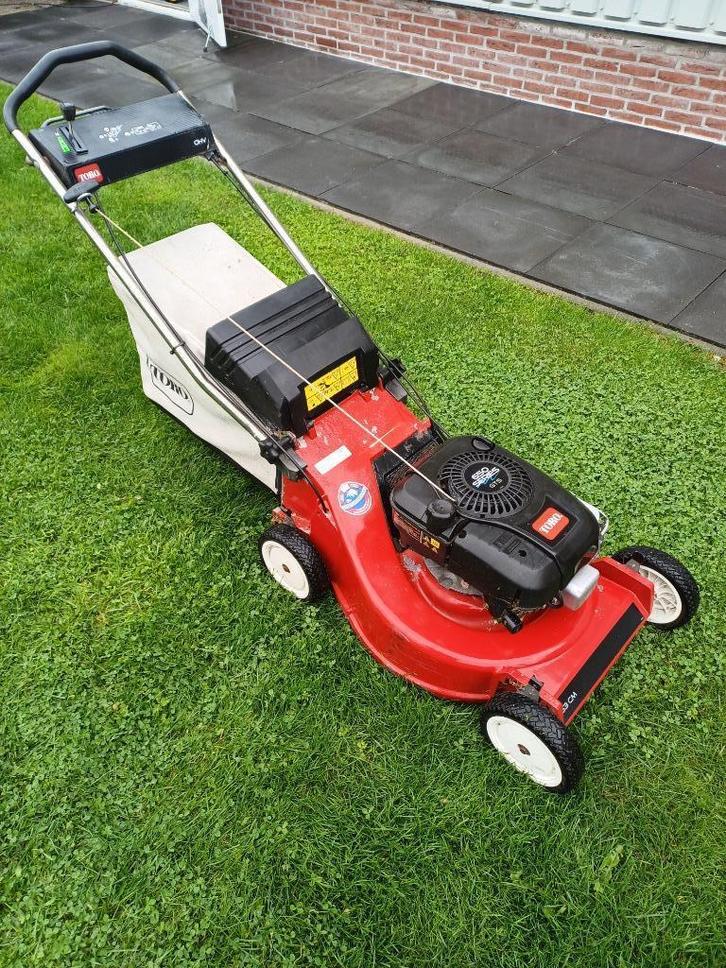 Toro 53cm Aluminium 6pk OHV B&S, 3 versnellingen!, Tuin en Terras, Grasmaaiers, Gebruikt, Benzine-grasmaaier, 50 cm of meer, Cirkelmaaier