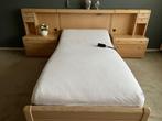 Hulsta complete slaapkamer set, essenhout, Ophalen, Zo goed als nieuw, Eenpersoons