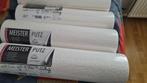 Behang wit, Ophalen of Verzenden, Minder dan 10 m², Wit