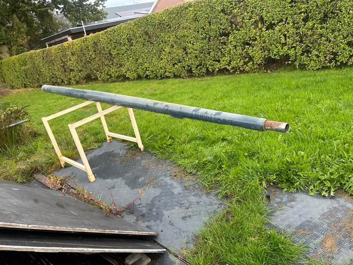 6 Kunststof Lantarenpalen - 5m hoog, Doe-het-zelf en Verbouw, Metalen, Zo goed als nieuw, Ophalen