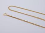 Prachtige 14 karaat Gouden Ketting in Gourmetschakel 43 cm, Jw, Verzenden, Nieuw, 17 tot 18