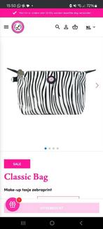 GEZOCHT!! All time favourites make-up tasje zebra, Sieraden, Tassen en Uiterlijk, Ophalen of Verzenden, Zo goed als nieuw, Dame