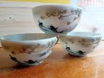 Japans eierschaal kopjes 3 stuks koi karper vintagr, Antiek en Kunst, Ophalen of Verzenden