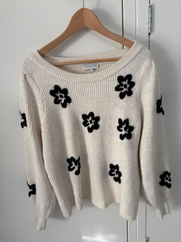 Fabienne Chapot dikke wollen trui - maat L, Kleding | Dames, Truien en Vesten, Zo goed als nieuw, Maat 42/44 (L), Beige, Ophalen of Verzenden