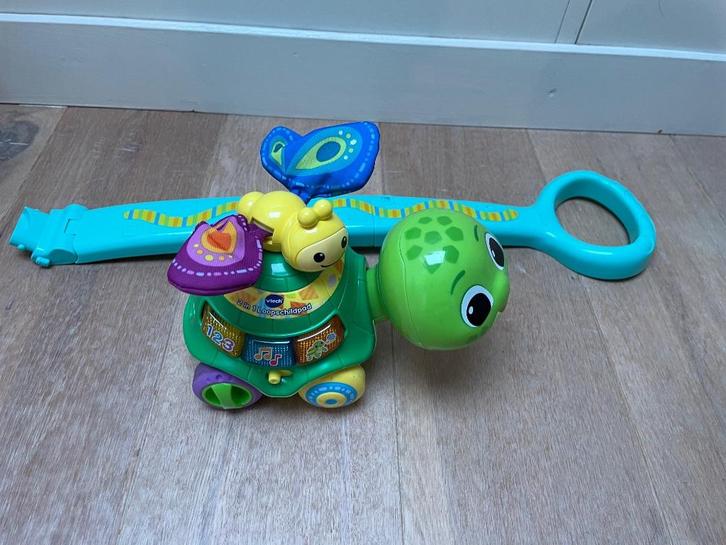 v-tech 2 in 1 Loopschildpad, Kinderen en Baby's, Speelgoed | Vtech, Zo goed als nieuw, 6 maanden tot 2 jaar, Ophalen