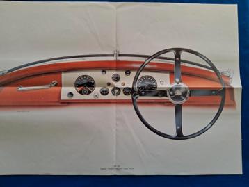poster Jaguar – dashboard XK 120 beschikbaar voor biedingen