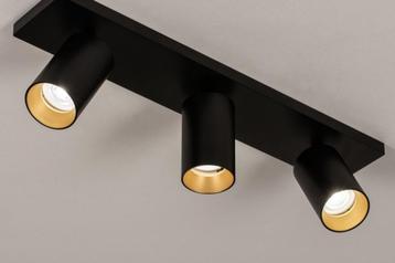 48cm spots zwart goud dimbaar badkamer bed keuken hal lamp beschikbaar voor biedingen