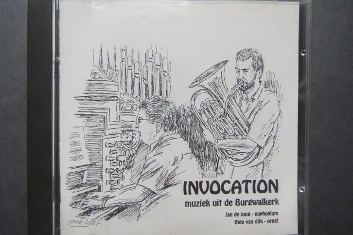 Cd orgel en Euphonium: Invocation, Burgwalkerk Kampen, Cd's en Dvd's, Cd's | Klassiek, Zo goed als nieuw, Kamermuziek, Classicisme