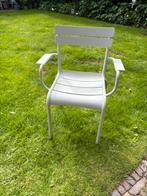 Fermob Luxembourg stoel met leuning clay grey of ruilen?, Tuin en Terras, Ophalen of Verzenden, Zo goed als nieuw, Aluminium