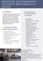 Kantoor te huur Geleen: Per direct beschikbaar instapklaar!, Huizen en Kamers, 35 tot 50 m², Overige regio's