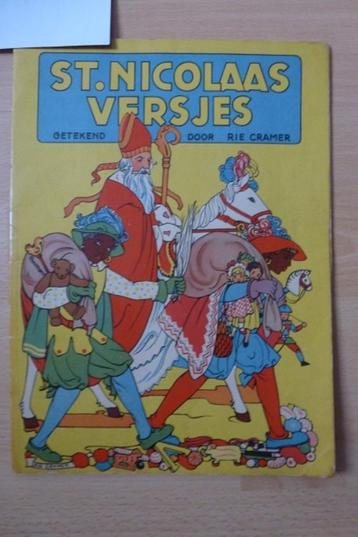 Sinterklaas antiek boek met illustraties RIE KRAMER jr 40/50 beschikbaar voor biedingen