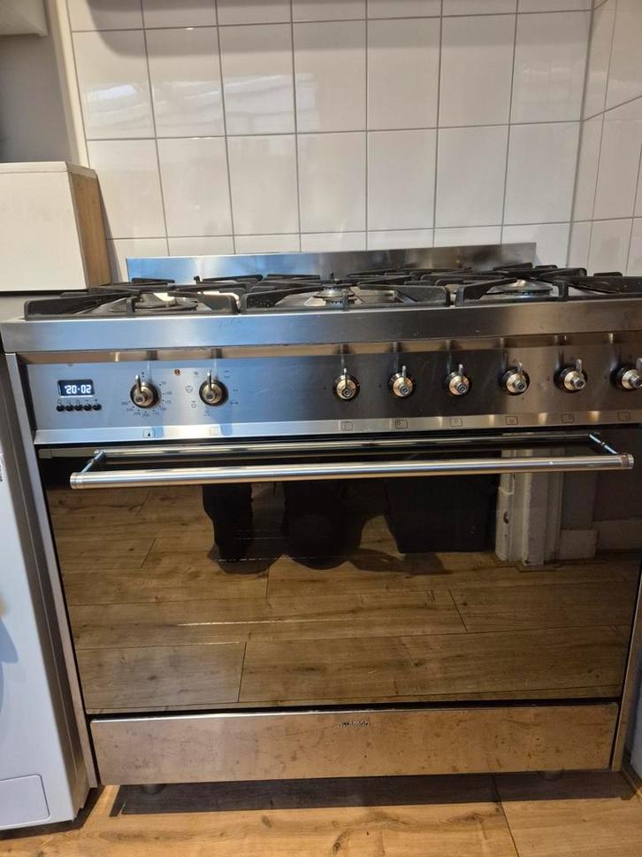 Smeg C9GMXNLB1 Gasfornuis - 6 Branders, Wokbrander, Witgoed en Apparatuur, Fornuizen, Ophalen