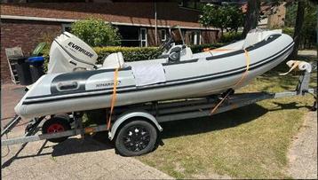 Nimarine RIB 410 met Evinrude 40 PK 2-takt motor beschikbaar voor biedingen