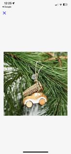 Riviera Maison houten kerstboom hanger ‘auto’, Diversen, Ophalen of Verzenden, Zo goed als nieuw
