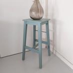 Plantentafel Zuil Pilaar Barkruk Bijzettafel Hout Groen Ikea, Ophalen