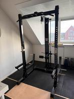 Power rack met pulley plate loaded, Ophalen, Gebruikt, Metaal, Krachtstation