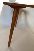 Vintage Side Table Plant Stand TRIPOD light oak 1960s NICE!, Huis en Inrichting, 55 tot 75 cm, 45 tot 60 cm, Hout, VINTAGE
