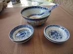 Mooi oud Chinees setje. (Pinda set?) Met merkjes., Ophalen of Verzenden