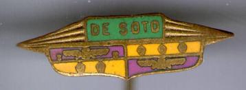 De Soto email op koper auto speldje ( A_222 ) beschikbaar voor biedingen