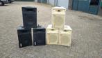 6 boxen, Ophalen, Gebruikt, Front, Rear of Stereo speakers