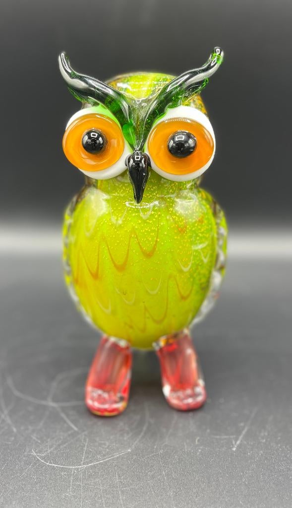 Uil van glas., Ophalen of Verzenden