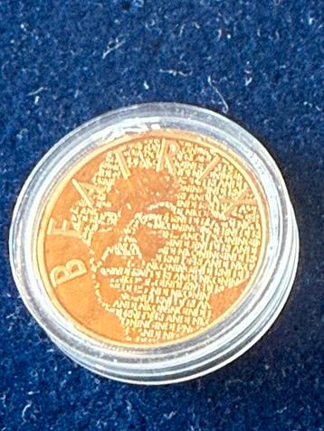Gouden tientje Van Gogh  2003 beschikbaar voor biedingen