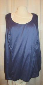 Feestelijke blauwe cocktailtop Ulla Popken maat 48 A20  Het, Overige typen, Blauw, Maat 46/48 (XL) of groter, Nieuw