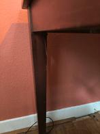 Houten tafel 134x134 + stoelen - ophalen, Huis en Inrichting, Tafels | Eettafels, Ophalen, Gebruikt, Vierkant, 50 tot 100 cm