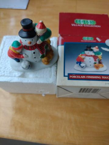 Lemax Sneeuwman met Kinderen - Kerstdecoratie beschikbaar voor biedingen