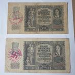 2x 20 zloty Polen Duitsland bezet set 1941, Postzegels en Munten, Bankbiljetten | Europa | Niet-Eurobiljetten, Los biljet, Duitsland