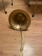 Grote Messing Bel Hendrik Bos 1970, Antiek en Kunst, Antiek | Koper en Brons, Ophalen of Verzenden, Koper