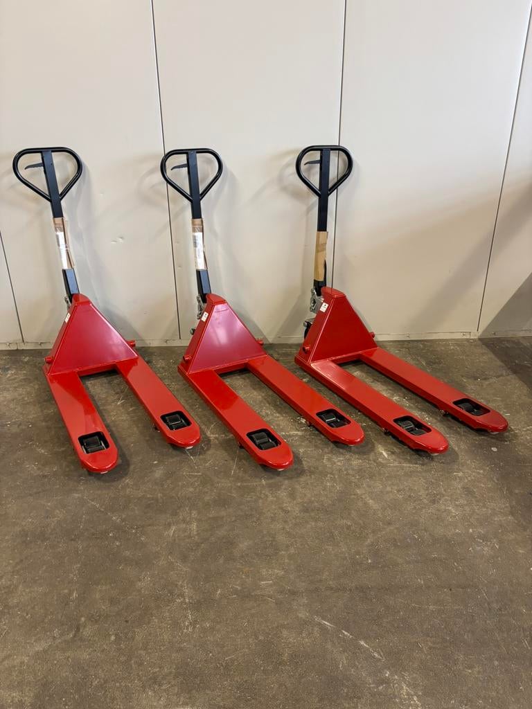 Nieuwe palletwagen / pompwagen 100cm / handpalletwagen, Doe-het-zelf en Verbouw, Palletwagens en Pompwagens, Nieuw, Ophalen