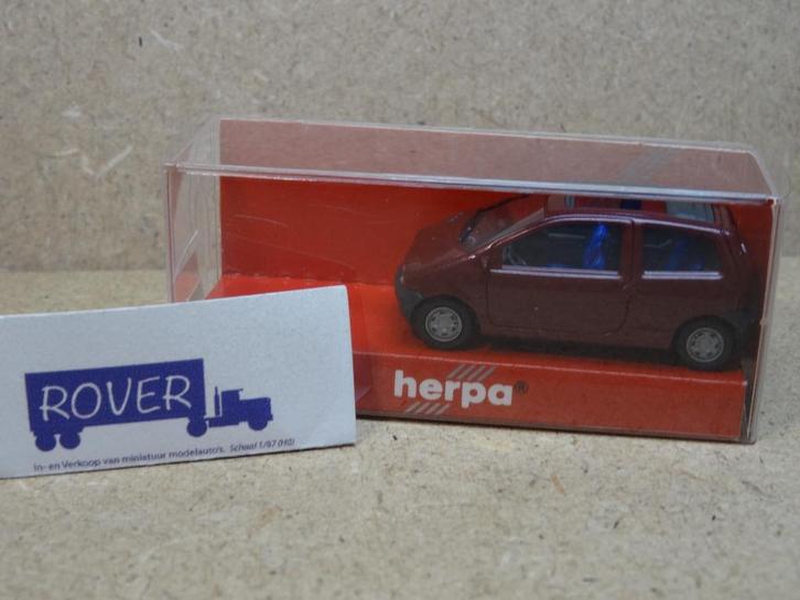 HERPA 1:87, RENAULT TWINGO Schuifdak, OVP-031516, Zie Foto`s, Hobby en Vrije tijd, Modelauto's | 1:87, Zo goed als nieuw, Auto