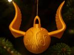 Warner Bros Harry potter Snitch kerstbal, Verzamelen, Harry Potter, Verzenden, Zo goed als nieuw, Actiefiguurtje