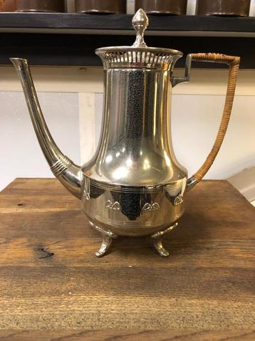 Zeer fraai Gedecoreerde Edeltin Koffie Pot Hollands !! beschikbaar voor biedingen