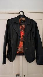 HBX Leren Damesjas Maat 40 - Nieuwstaat, Kleding | Dames, Maat 38/40 (M), HBX, Zwart, Ophalen of Verzenden