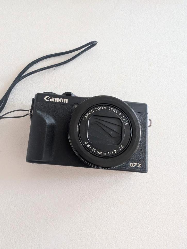 Canon Powershot G7X Mark III (Inclusief Microfoon + Tripod), Audio, Tv en Foto, Fotocamera's Digitaal, Zo goed als nieuw, Overige Merken