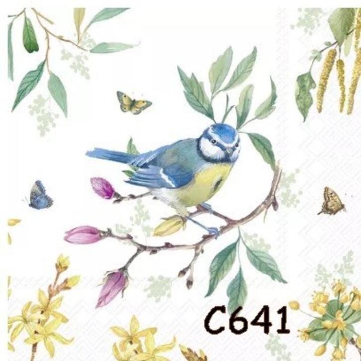 Servetten decoupage/bullet journal – opnieuw aanwezig - C641, Hobby en Vrije tijd, Knutselen, Nieuw, Materiaal, Verzenden