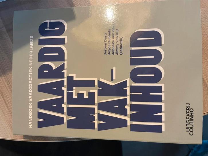 Jeroen Dera - Vaardig met vakinhoud, Boeken, Wetenschap, Zo goed als nieuw, Sociale wetenschap, Ophalen of Verzenden