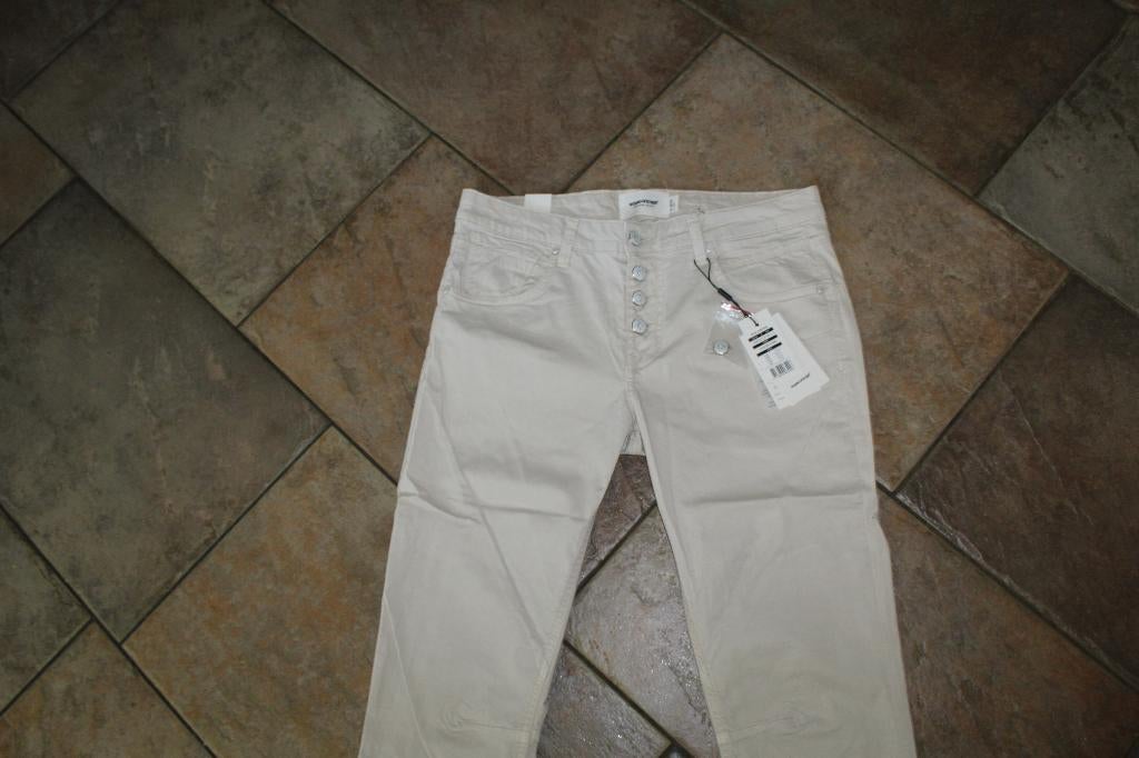 Soyaconcept Lyna creme stretch broek mt 38/31 KOOPJE, Maat 38/40 (M), Soyaconcept, ., Beige