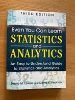 Even You Can Learn Statistics and Analytics - Levine, Ophalen of Verzenden, Beta, Zo goed als nieuw