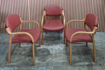 100 x Vintage Deense design stoelen kantine vergaderstoelen  beschikbaar voor biedingen