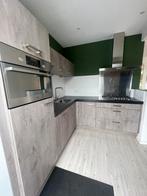 Keuken Keller Elba Melamine Rustic Oak, Huis en Inrichting, Ophalen, Gebruikt, Bruin, Hoekkeuken