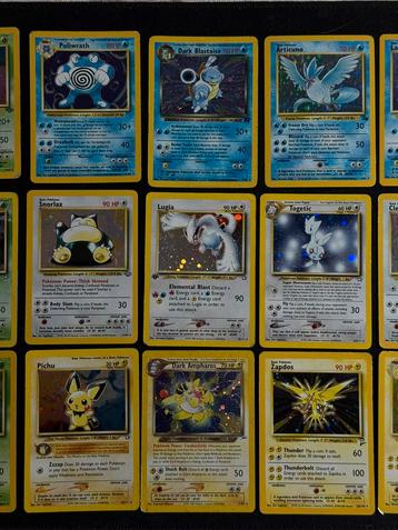 Pokemon vintage kaarten! Allemaal holo beschikbaar voor biedingen