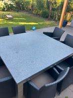Granieten tuintafel blad (gescheurd), Tuin en Terras, Tuintafels, Ophalen, Gebruikt, Rechthoekig